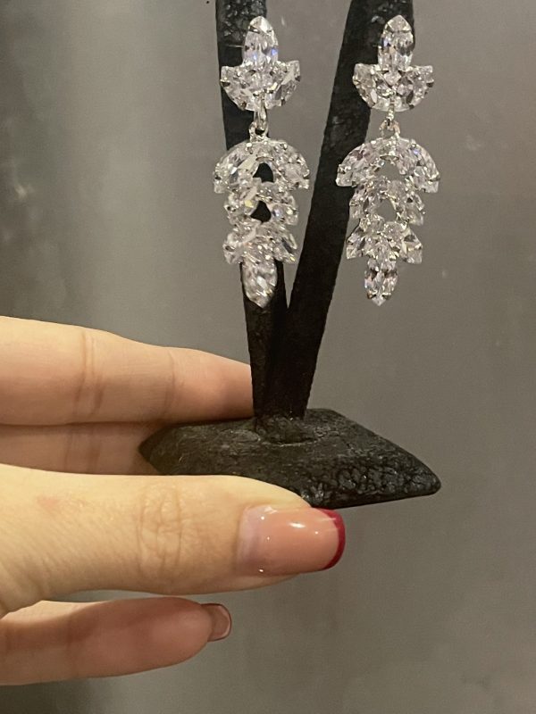 Boucles d’oreilles silver en Zirconium
