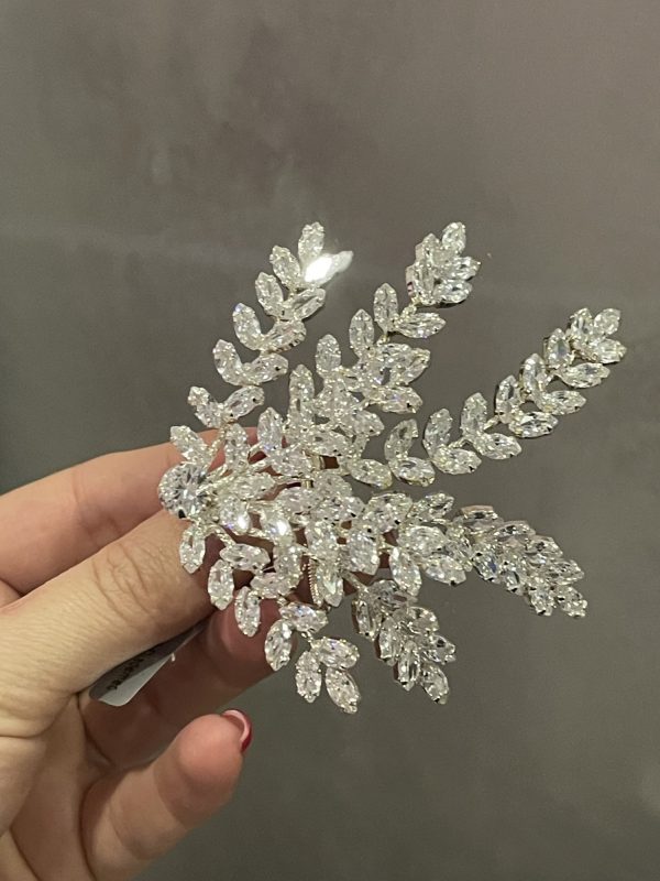 Broche pin’s silver en Zirconium K/7-0229 – Image 2