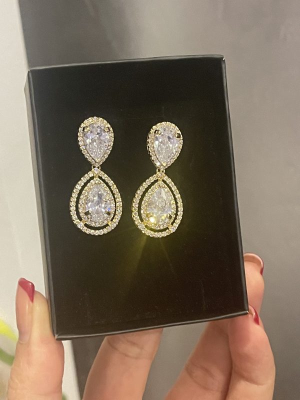 Boucles d'oreilles silver 2 goutes