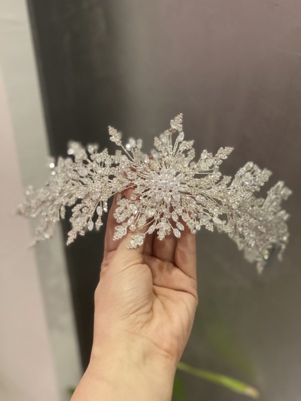 Hairbands silver en Zirconium L/T-1379
