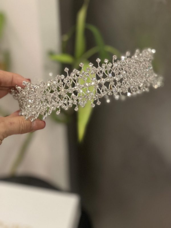 Hairband silver en Zirconium K/S1-4015