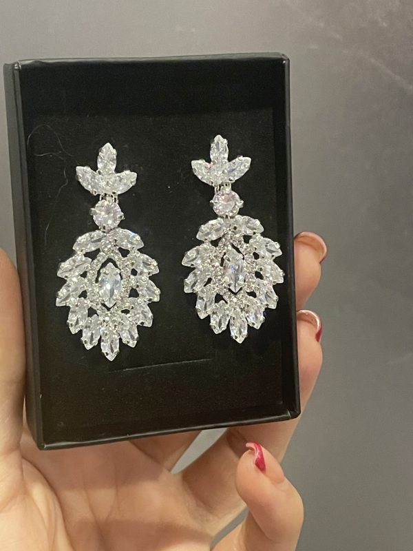 Boucles d’oreilles silver en Zirconium
