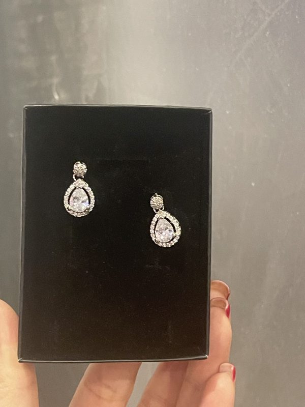 Boucles d’oreilles silver en Zirconium
