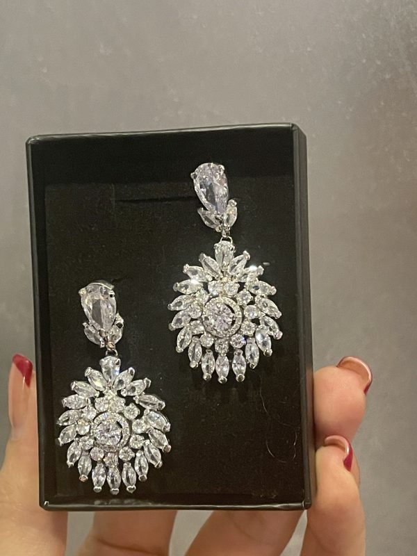 Boucles d’oreilles silver en Zirconium