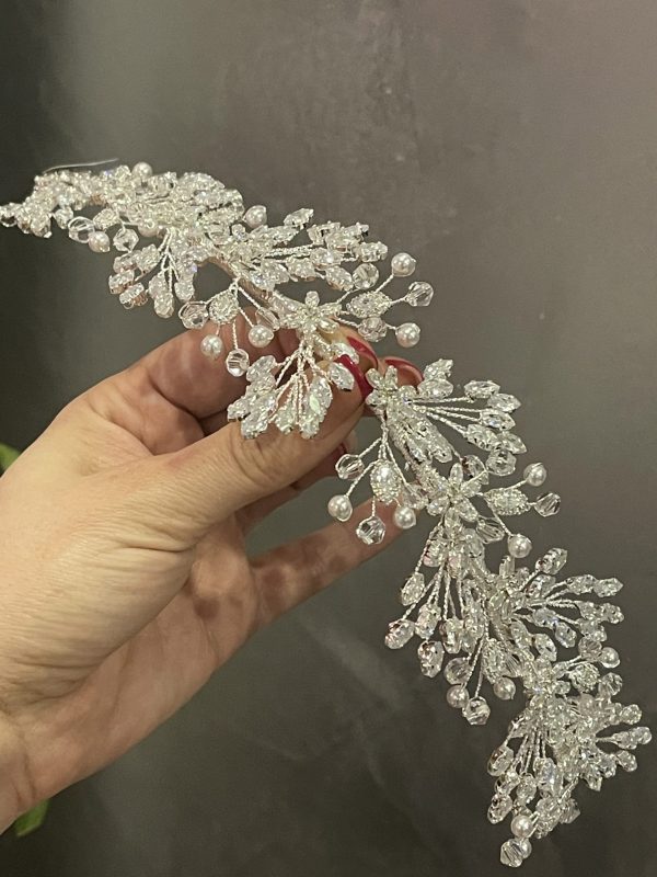 Hairband silver en Zirconium L/T-1344