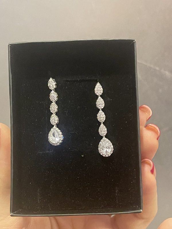 Boucles d’oreilles silver en Zirconium