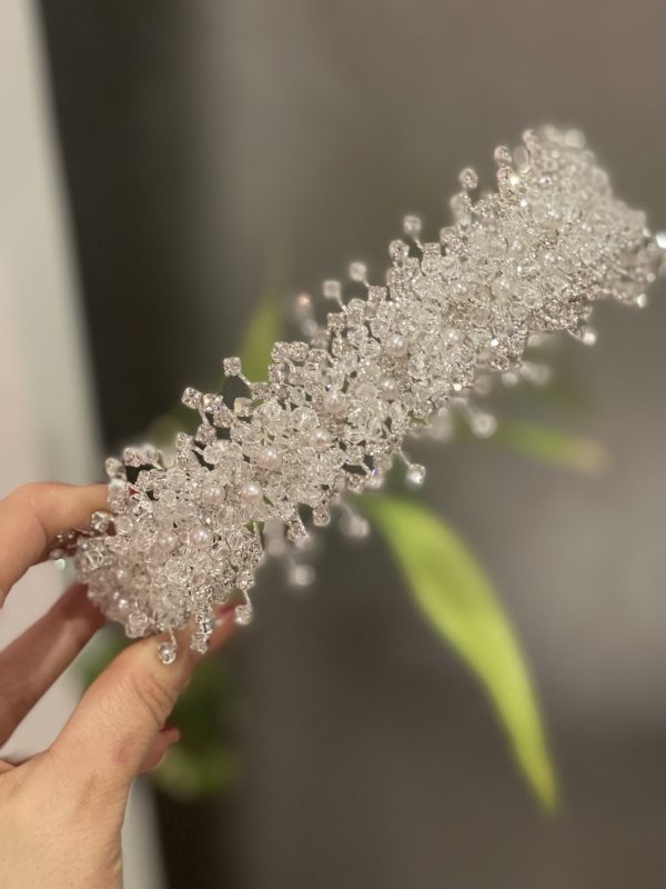 Hairbands silver en Zirconium K/S1-4016