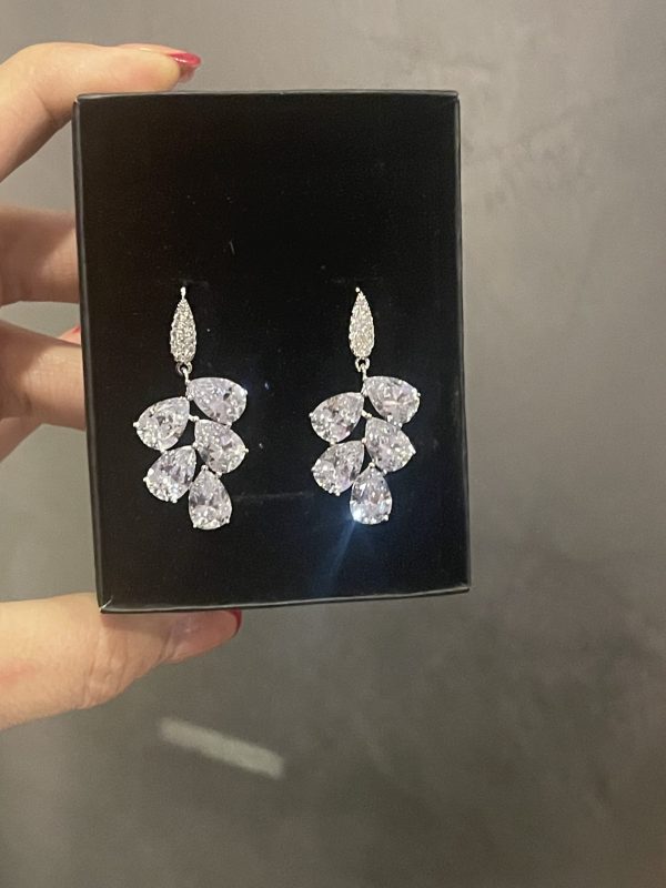 Boucles d'oreilles silver en Zirconium