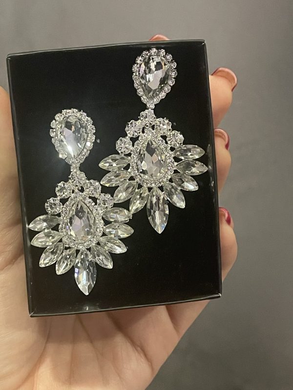 Boucles d’oreilles silver en cristal