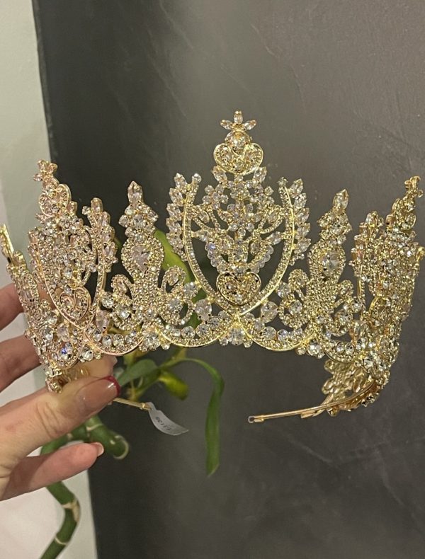 Couronne gold Cristal et zirconium L/T-1135 – Image 2